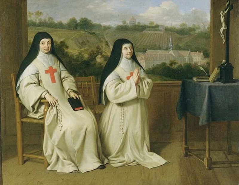 Ritratto di Madre Angélique Arnauld e Madre Agnès Arnauld, badesse a Port - Royal